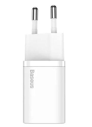 Сзу baseus super si quick charger pd30w (1usb-c) (ccsup-j) белый