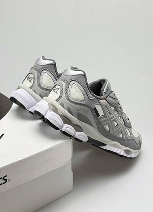 Asics gel-nyc gtx metallic grey white 2