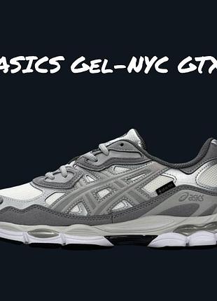 Asics gel-nyc gtx metallic grey white 5