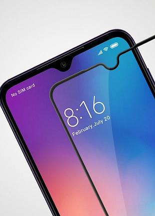 Защитное стекло 3d, 9h для xiaomi mi 9, захисне скло