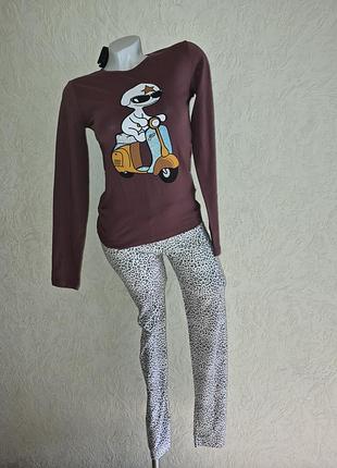 Лосины коричневого цвета