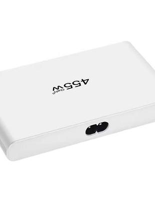 Ku зарядний пристрій gan5 universal fit pro 455w 7 портів для заряджання ноутбуків планшетів і смартфо uni2l_k