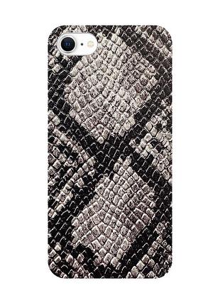 Защитная пленка кожа питона (серая) на заднюю панель для iphone 7