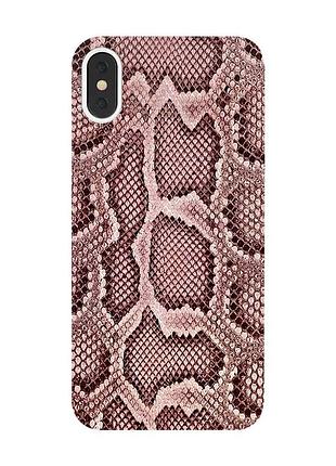 Защитная пленка кожа змеи на заднюю панель для iphone x