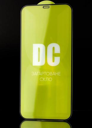 Захисне скло dc для iphone 13 / iphone 13 pro / iphone 14/ iphone 16e / iphone 17e чорний