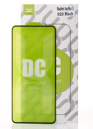 Защитное стекло dc для xiaomi poco f6 / redmi turbo 3 черный