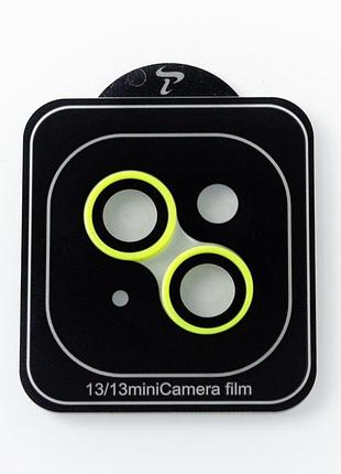 Захисне скло для камери luminours iphone 13 салатовий