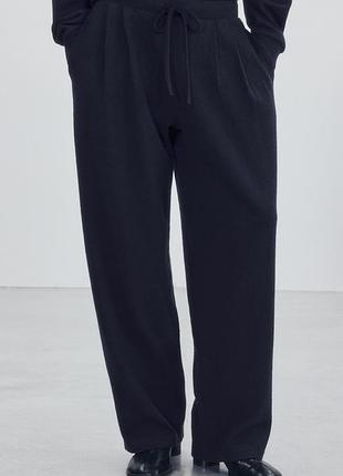 Брюки женские бирюзовые soft zara new