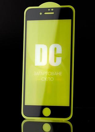 Захисне скло dc для iphone 6 чорний