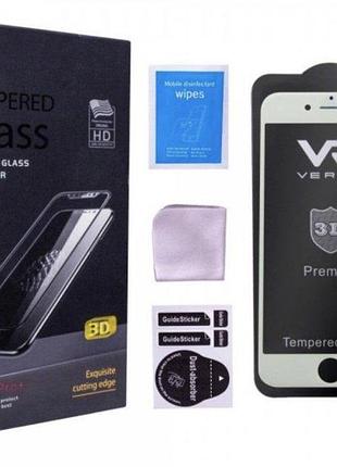 Захисне скло premium veron для iphone 6/6s white