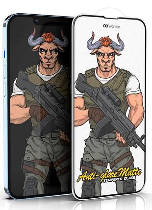 Захисне скло ox warrior matt для iphone x xs 11 pro матова плівка проти подряпин і ударів