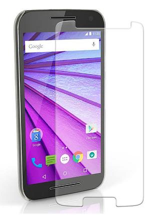 Загартоване захисне скло для motorola moto x play