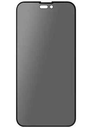 Защитное стекло veron esd ударопрочное для iphone 15 pro 6.1 черное с олеофобным покрытием