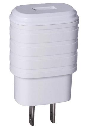 Зарядний пристрій home charger 1a для android смартфонів універсальне з usb портом для швидкої зарядки вдома і в дорозі