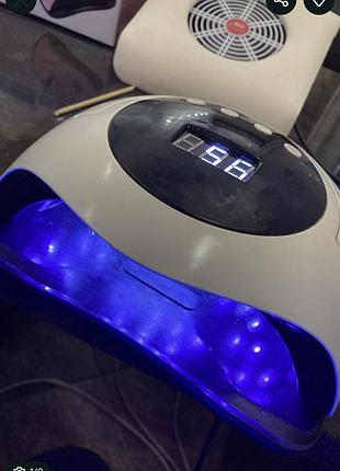 Лампа для манікюру uv/led 168w
