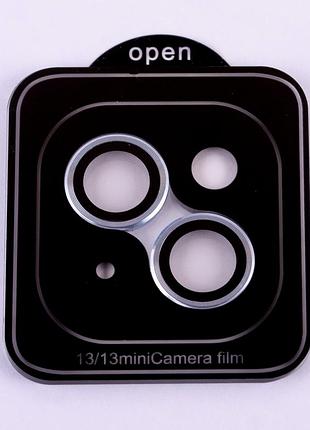 Захисне скло для камери dark iphone 13 / iphone 13 mini блакитний