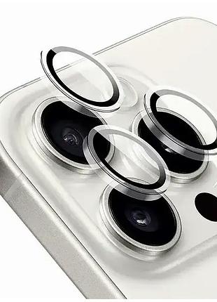 Захисне скло camera glass протиударне для iphone 11 pro загартоване біле
