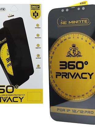 Защитное стекло privacy neminute для iphone xr 11 антибликовое для защиты экрана от посторонних взглядов