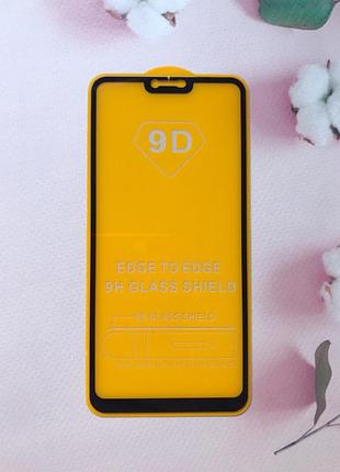 Захисне скло 9d для xiaomi мі 8 lite black