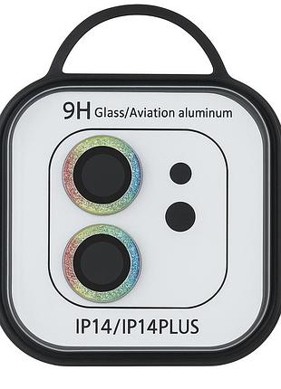 Защитное стекло для камеры iphone 14 rainbow линза diamonds lens для защиты от царапин и повреждений