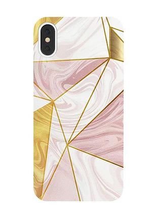 Защитная пленка мраморный узор на заднюю панель для iphone x