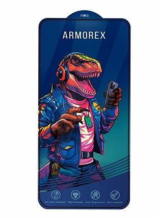 Захисне скло armorex 5d high-alum antidust чорне для samsung galaxy s24 plus 5g завтовшки 0.33 мм
