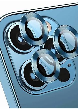 Защитное стекло камеры для iphone 15 pro 15 pro max закаленное стекло защита от царапин синий