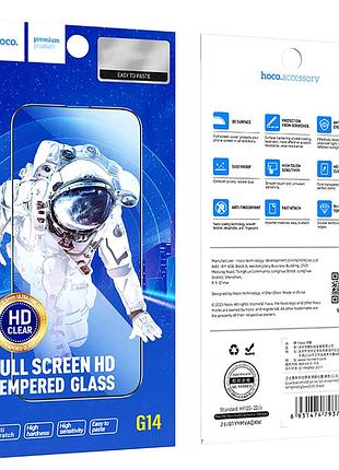 Защитное стекло hoco guardian shield hd для iphone 11 pro x xs полное покрытие черное