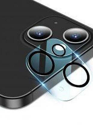 Захисне скло на камеру для iphone 13 прозоре з обідком