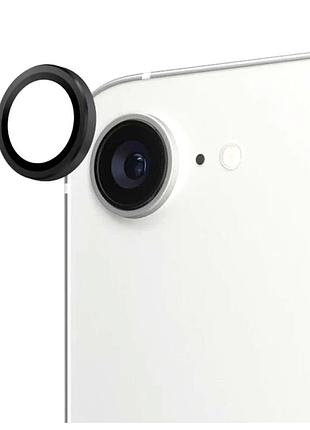 Захисне скло для камери hd lens темно-сіре для apple iphone 16e; 17e захистить об'єктив від пошкоджень