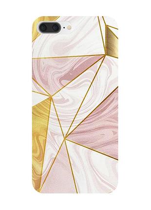 Защитная пленка мраморный узор на заднюю панель для iphone 7 plus