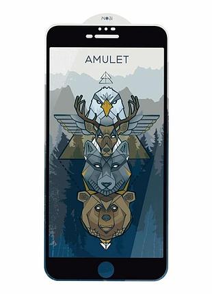Захисне скло amulet 2.5d hd antistatic чорне 0.33 мм для iphone 7 plus 8 plus