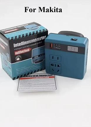 Инвертор под аккумулятор makita макита зарядка 220v в 120w ват посадку макіта