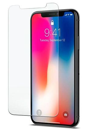 Захисне скло 2d для iphone x/xs