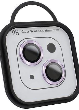 Защитное стекло для камеры iphone 13 light purple metal classic защита от царапин и повреждений
