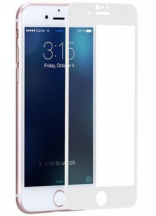 Захисне скло 5d strong для iphone 7 white