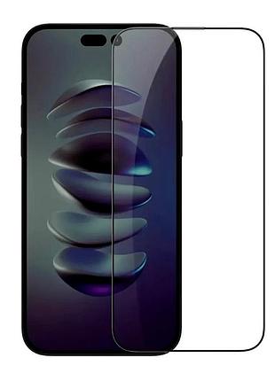 Защитное стекло 5d ударопрочное для iphone 14 pro max черный