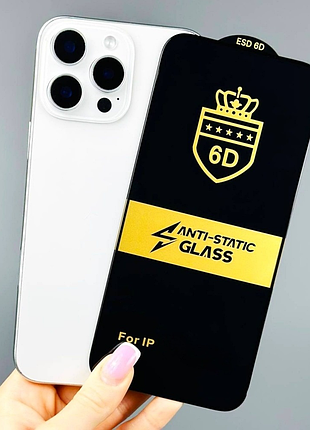 Защитное стекло 6d edge to edge черное для iphone xr и 11 полная защита экрана от ударов и царапин