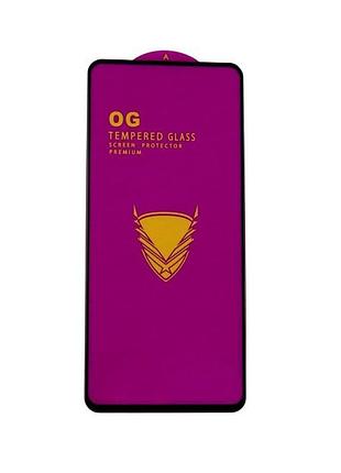 Защитное стекло og противоударное для redmi note 9t черное