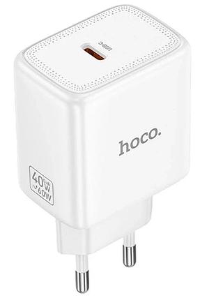 Сзу hoco n83 profit pd40w (1usb-c) white