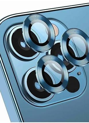 Защитное стекло для камеры iphone 12 pro max закаленное стекло защита от царапин синий
