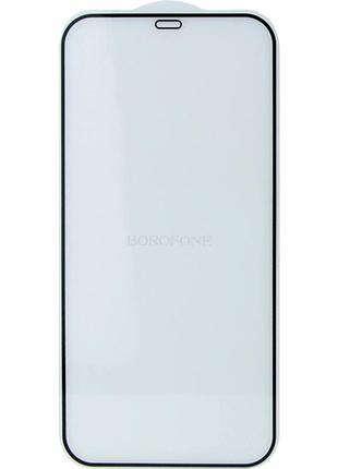 Захисне скло borofone bf3 hd 0.25 мм для iphone 12 pro max чорне олеофобне антивідблискове