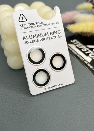 Линзы на камеру для iphone 15 pro цветные не влияют на качество фото aluminum противоударное защитное стекло 4. серебристый (white titanium)