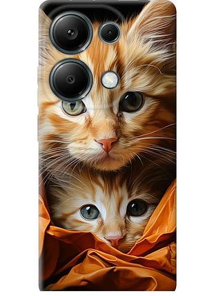 Чохол силіконовий на телефон xiaomi redmi note 13 pro 4g котики 2 "5664u-3653-58250"