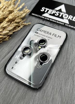 Лінзи на камеру для iphone 11 pro max кольорові захисне скло прозоре протиударне 2. темно-серый (graphite)