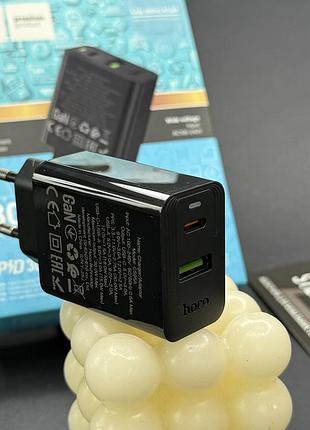 Сзу hoco cs95a pd30w qc3.0 led indicatore black для iphone samsung xiaomi oppo быстрая зарядка