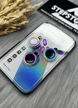 Защитное стекло на камеру линзы для iphone 12 pro max прозрачное противоударное 5. хамелеон
