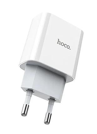 Сетевое зарядное устройство hoco c76a plus speed source pd20w (white)