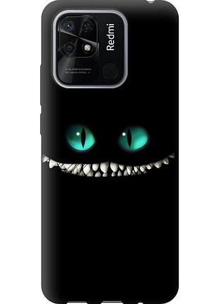 Чохол силіконовий на телефон xiaomi redmi 10c чеширський кіт "689u-2591-58250"