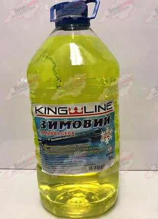 Жидкость для стеклоочистителя автомобиля king (лимон) 5л -22* жидкость в бачок омывателя зимний